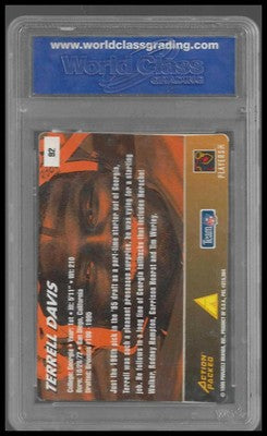 1995 Action Packed Rookies & Stars #92 Terrell Davis Rookie WCG GEM/MT 10