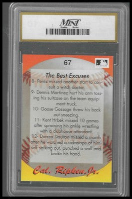 1995 Star Cal Ripken, Jr. 80 (Unlicensed) #67 Cal Ripken Jr. MNT 10