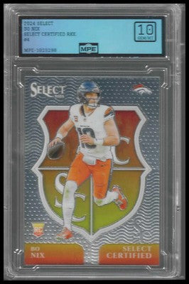 2024 Panini Select Select Certified Rookies #4 Bo Nix