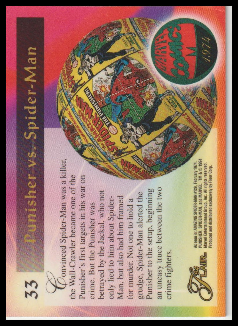 1994 Flair Marvel Annual #33 The Punisher