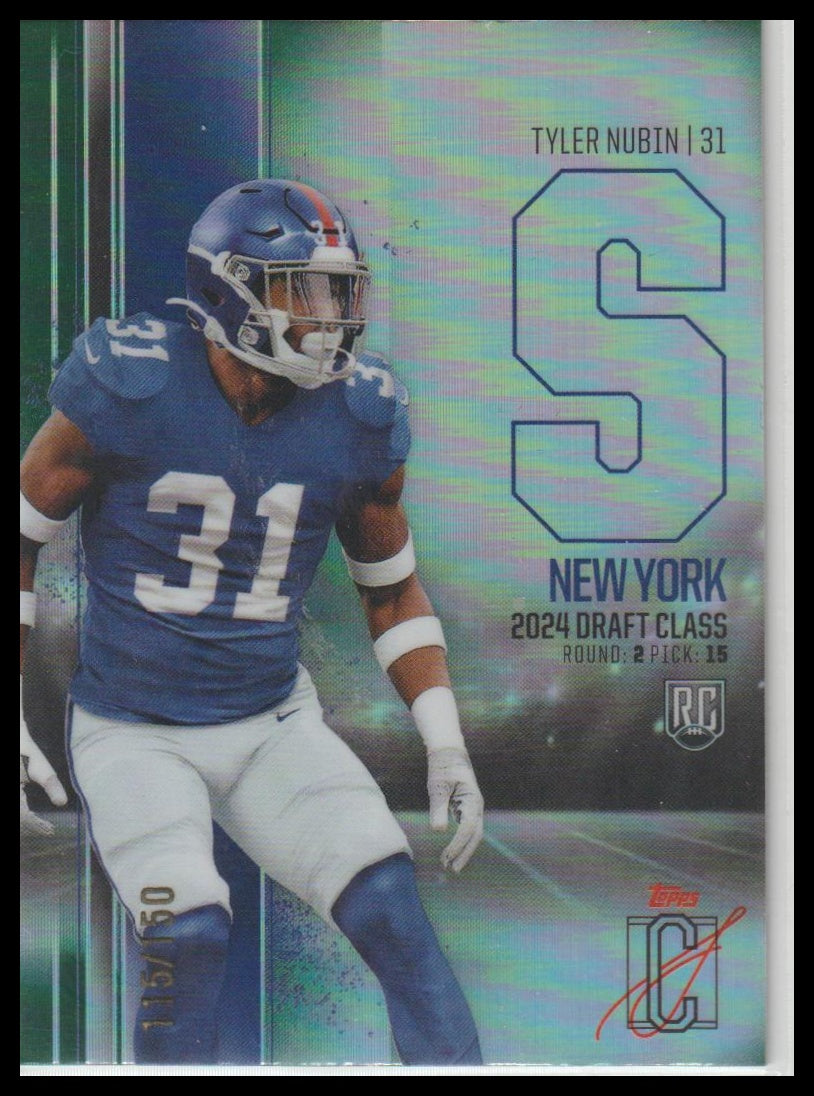 2024 Topps Signature Class #160 Tyler Nubin Green #/150