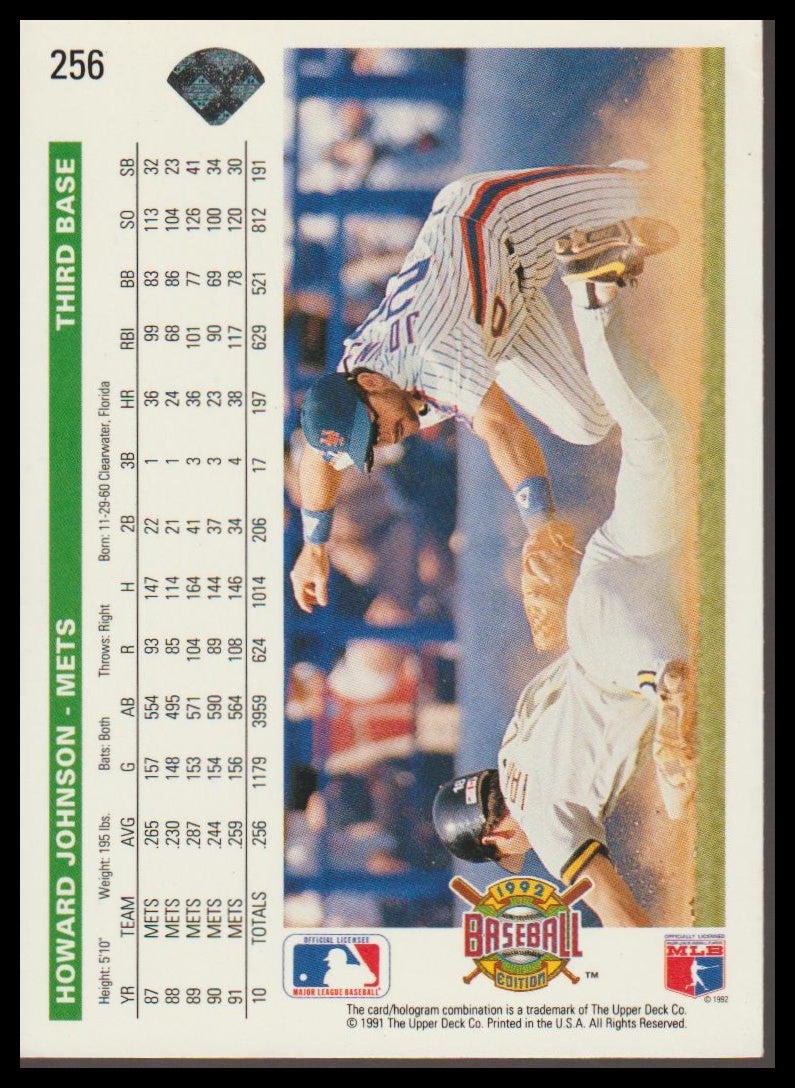 1992 Upper Deck #256 Howard Johnson