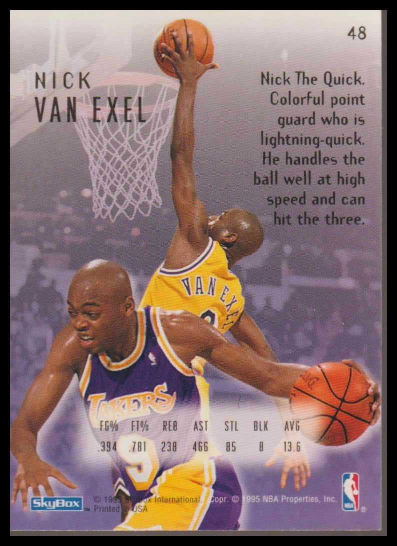1994-95 SkyBox E-Motion #48 Nick Van Exel