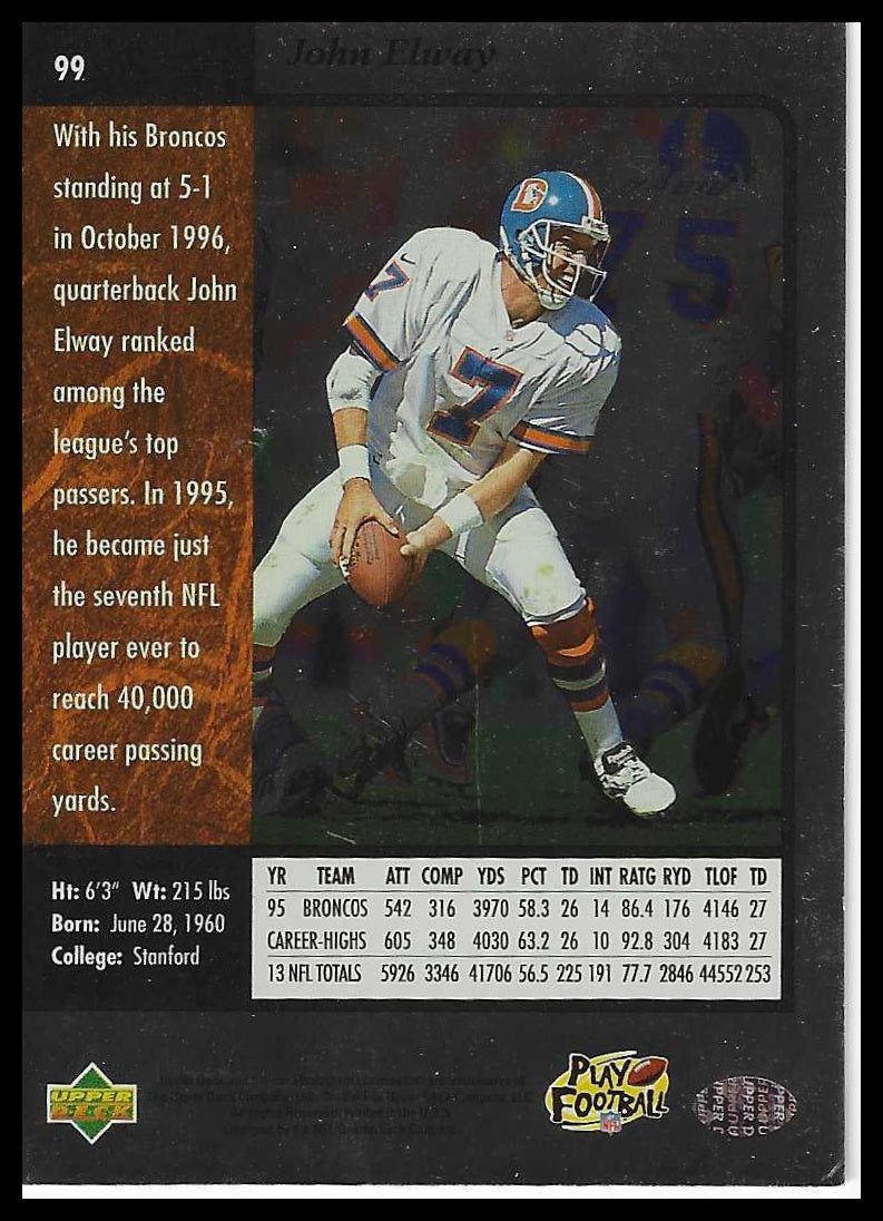 1996 SP #99 John Elway