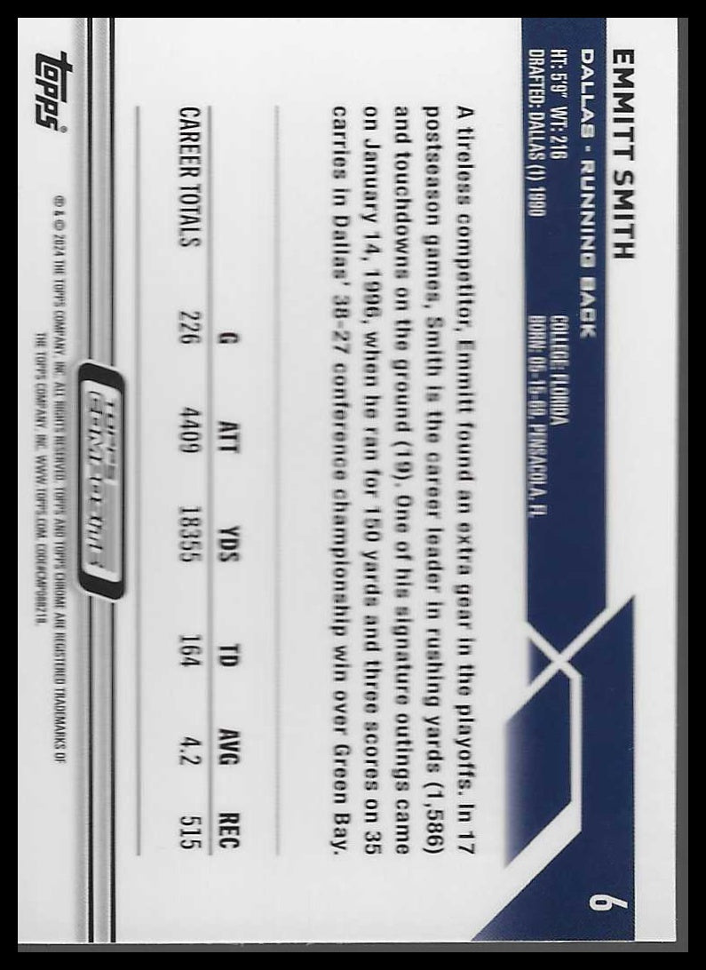2023 Topps Composite #6 Emmitt Smith
