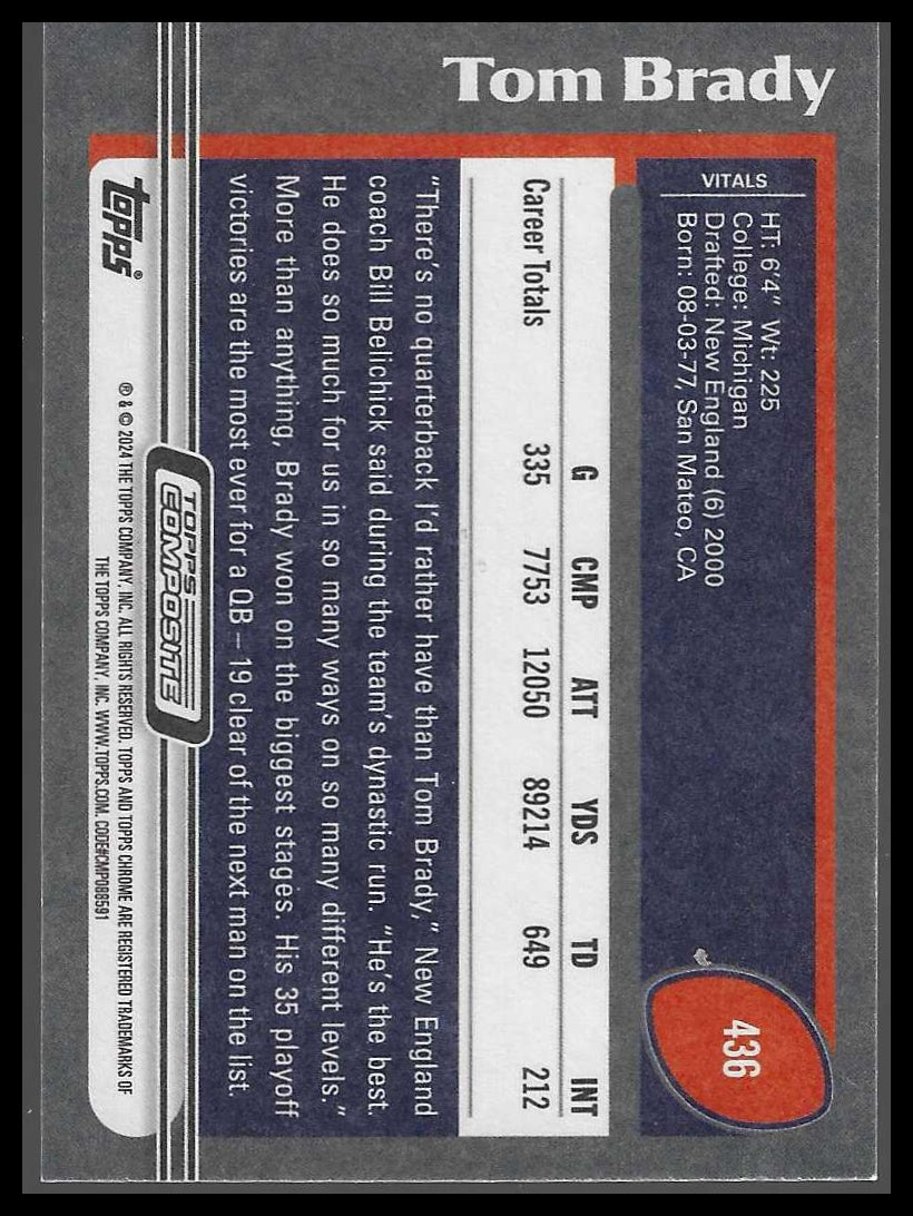 2023 Topps Composite #436 Tom Brady