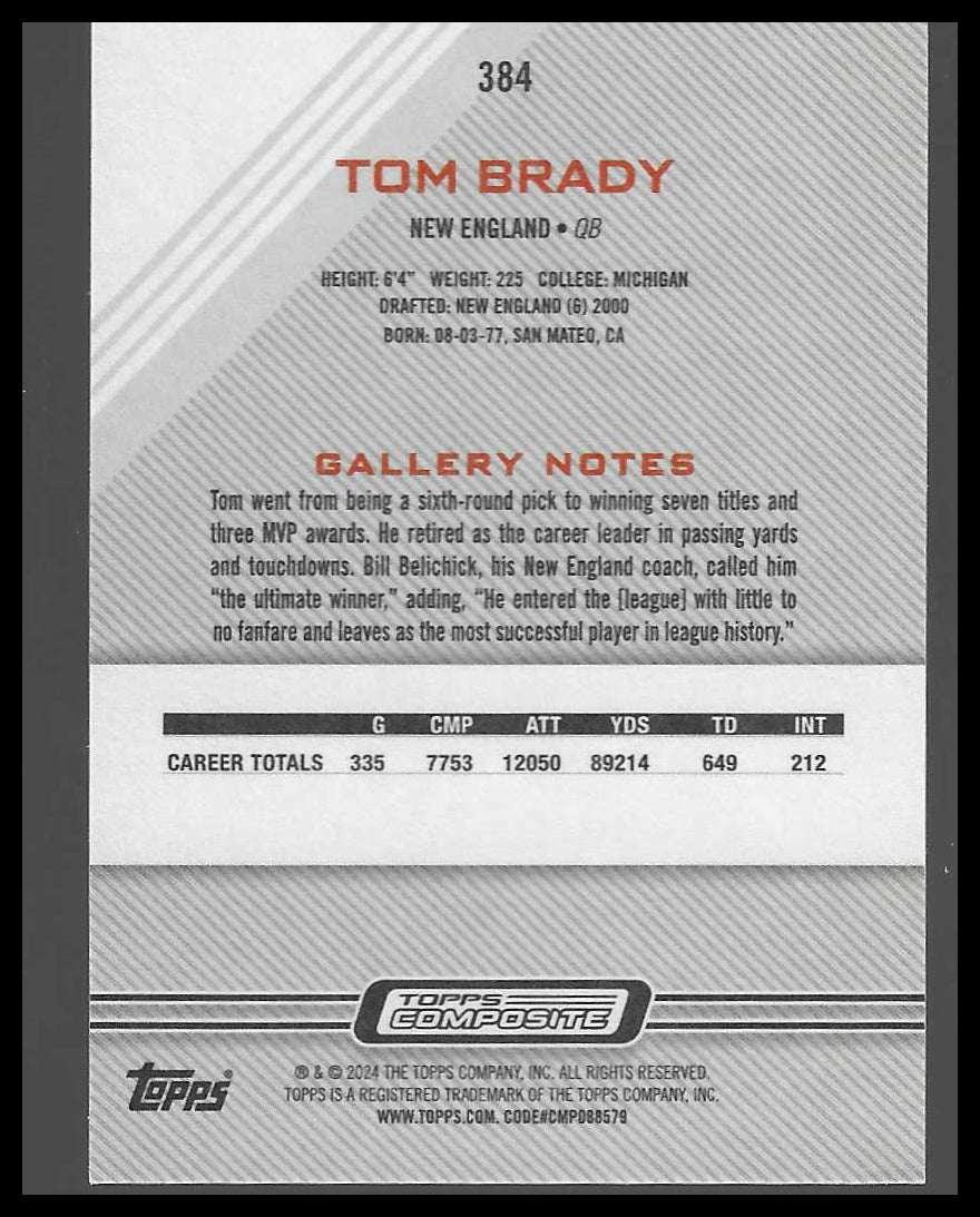 2023 Topps Composite #384 Tom Brady