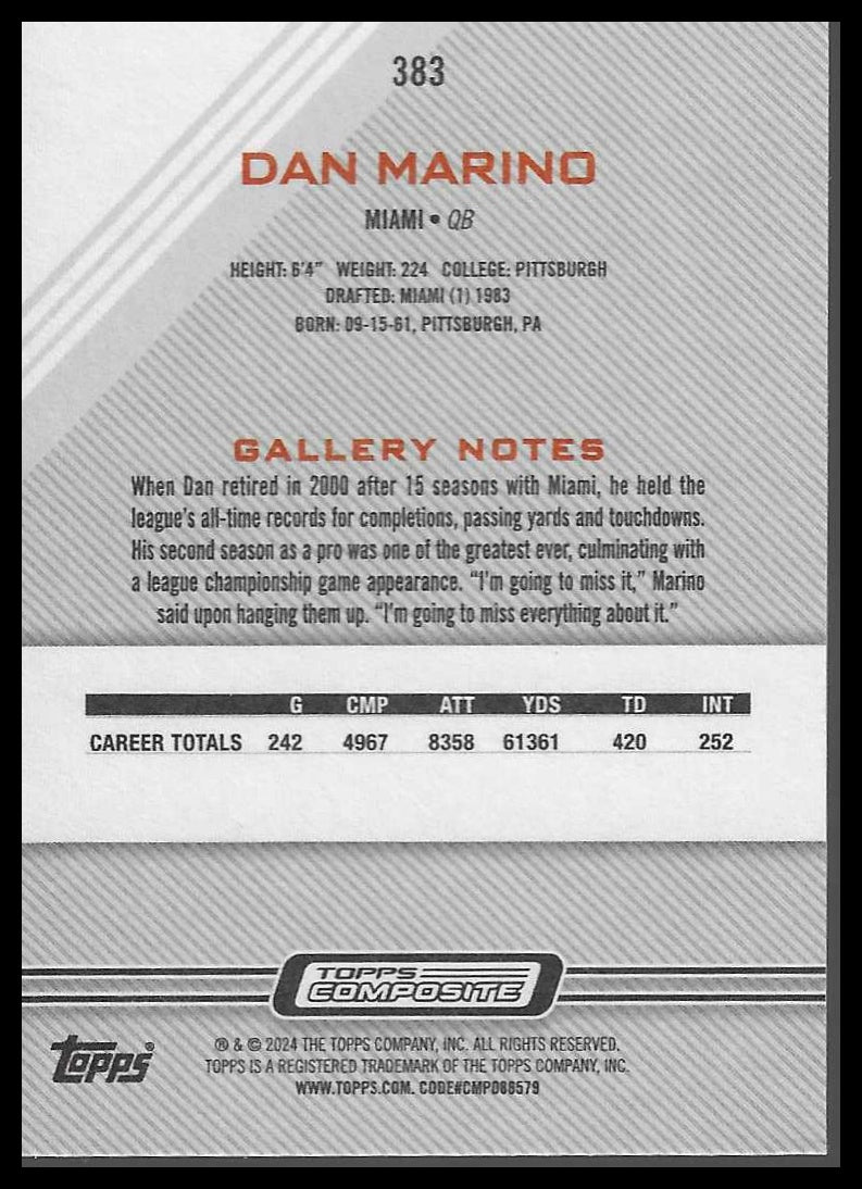 2023 Topps Composite #383 Dan Marino
