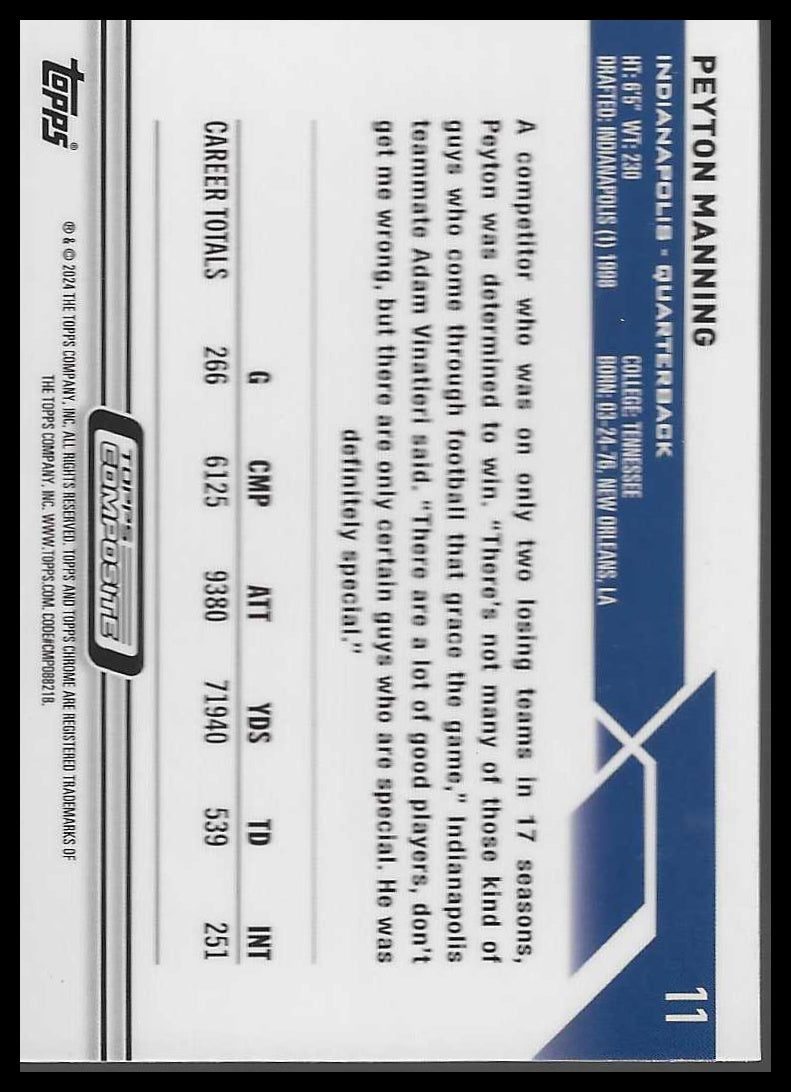 2023 Topps Composite #11 Peyton Manning