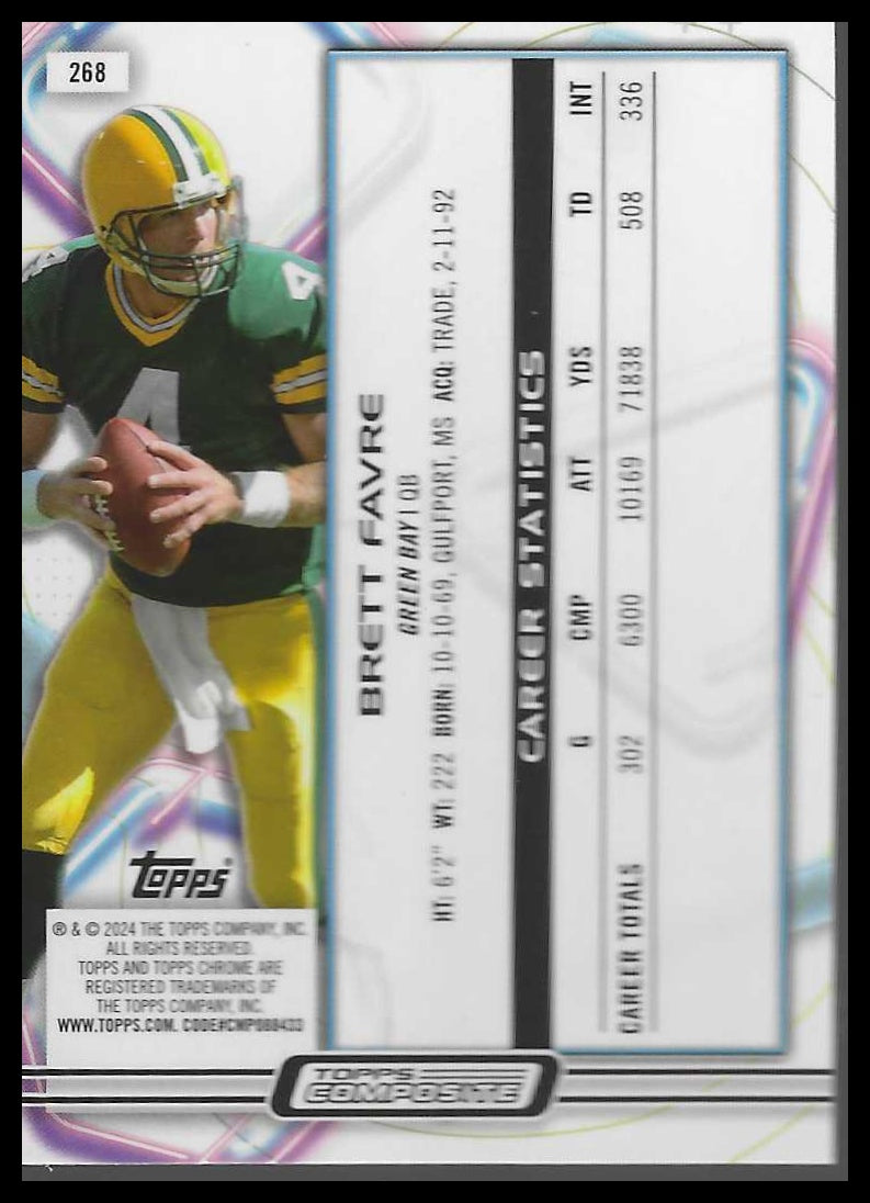 2023 Topps Composite #268 Brett Favre Cosmic Chrome