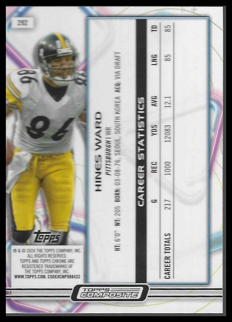 2023 Topps Composite #292 Hines Ward Cosmic Chrome