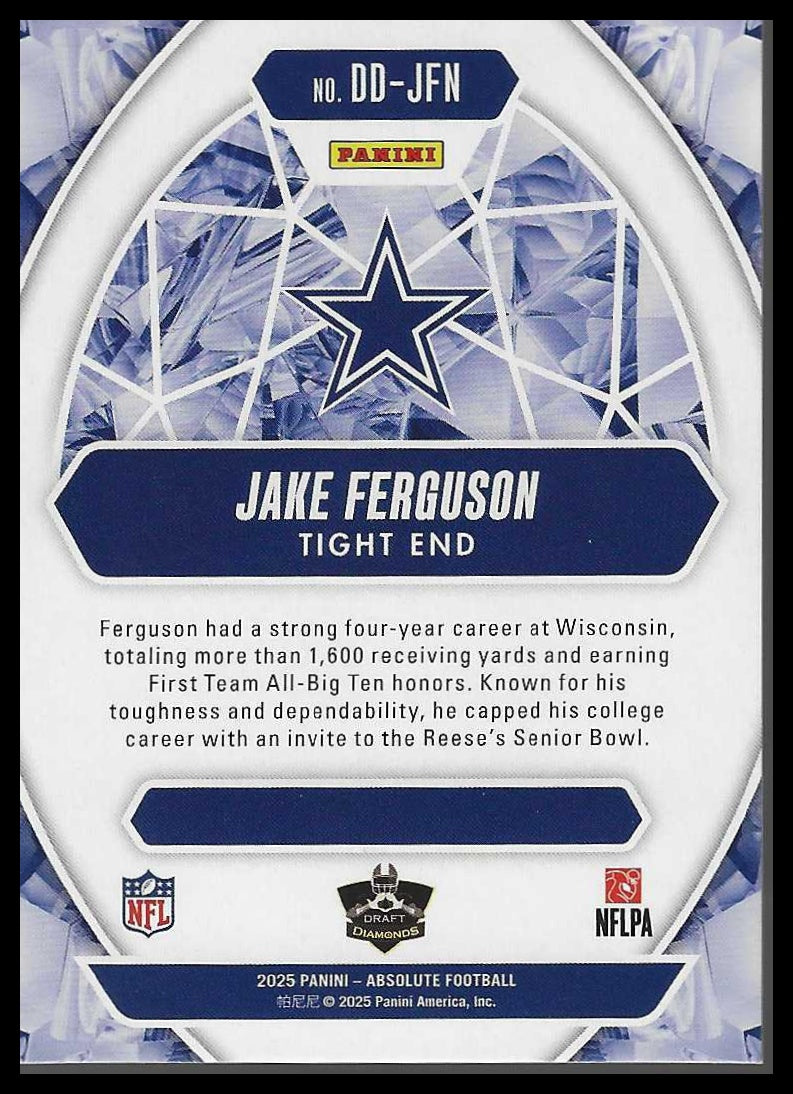 2025 Panini Absolute #DD-JFN Jake Ferguson Draft Diamonds