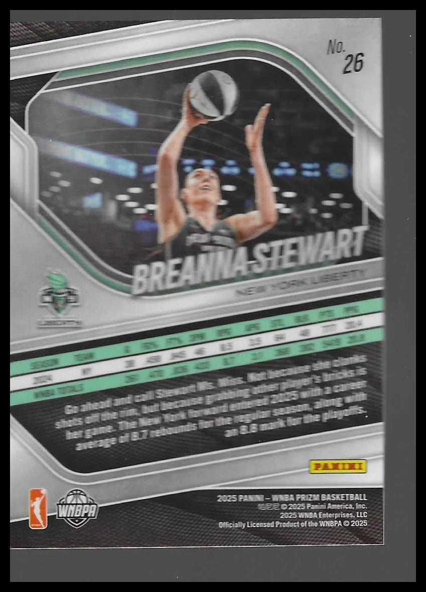 2025 Panini Prizm WNBA #26 Breanna Stewart