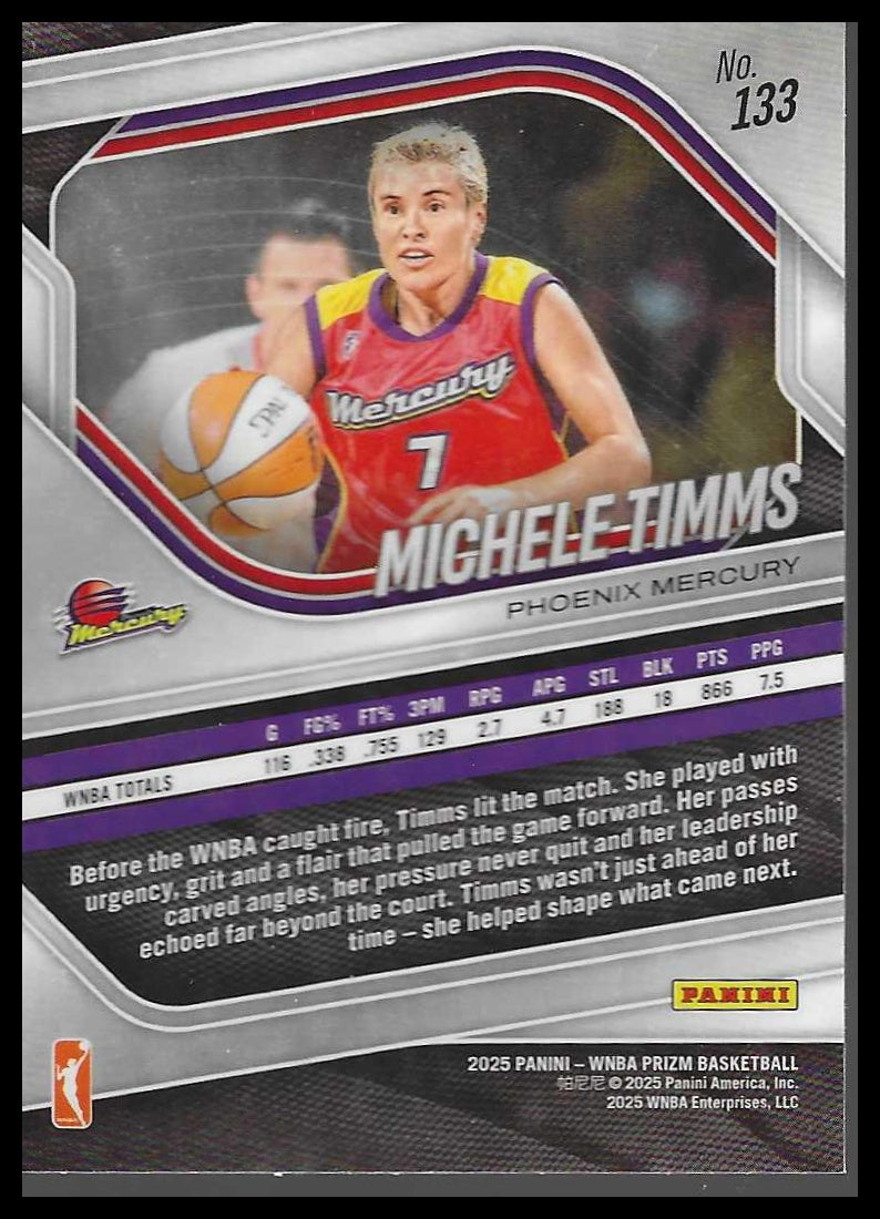 2025 Panini Prizm WNBA #133 Michele Timms