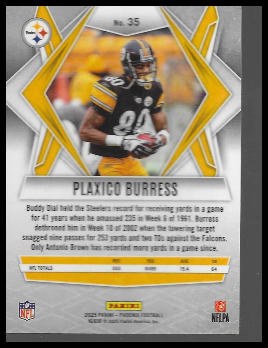 2025 Panini Phoenix #35 Plaxico Burress