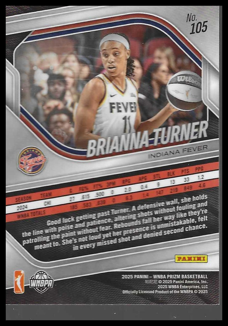 2025 Panini Prizm WNBA #105 Brianna Turner