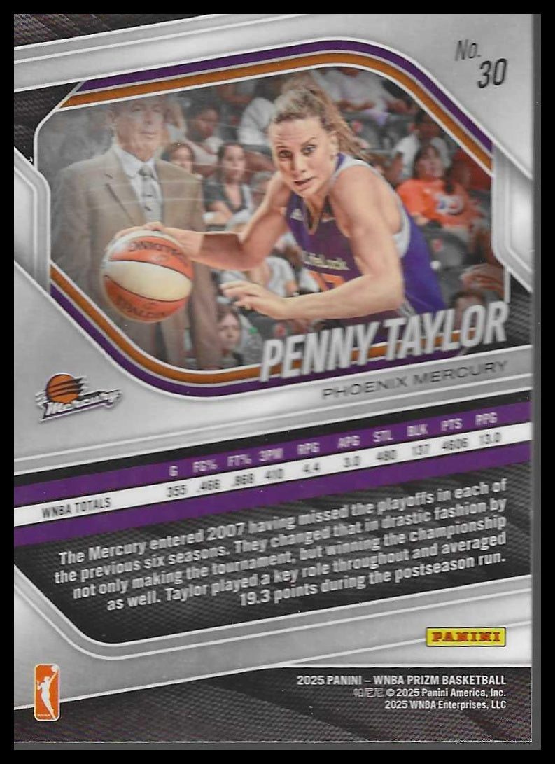2025 Panini Prizm WNBA #30 Penny Taylor