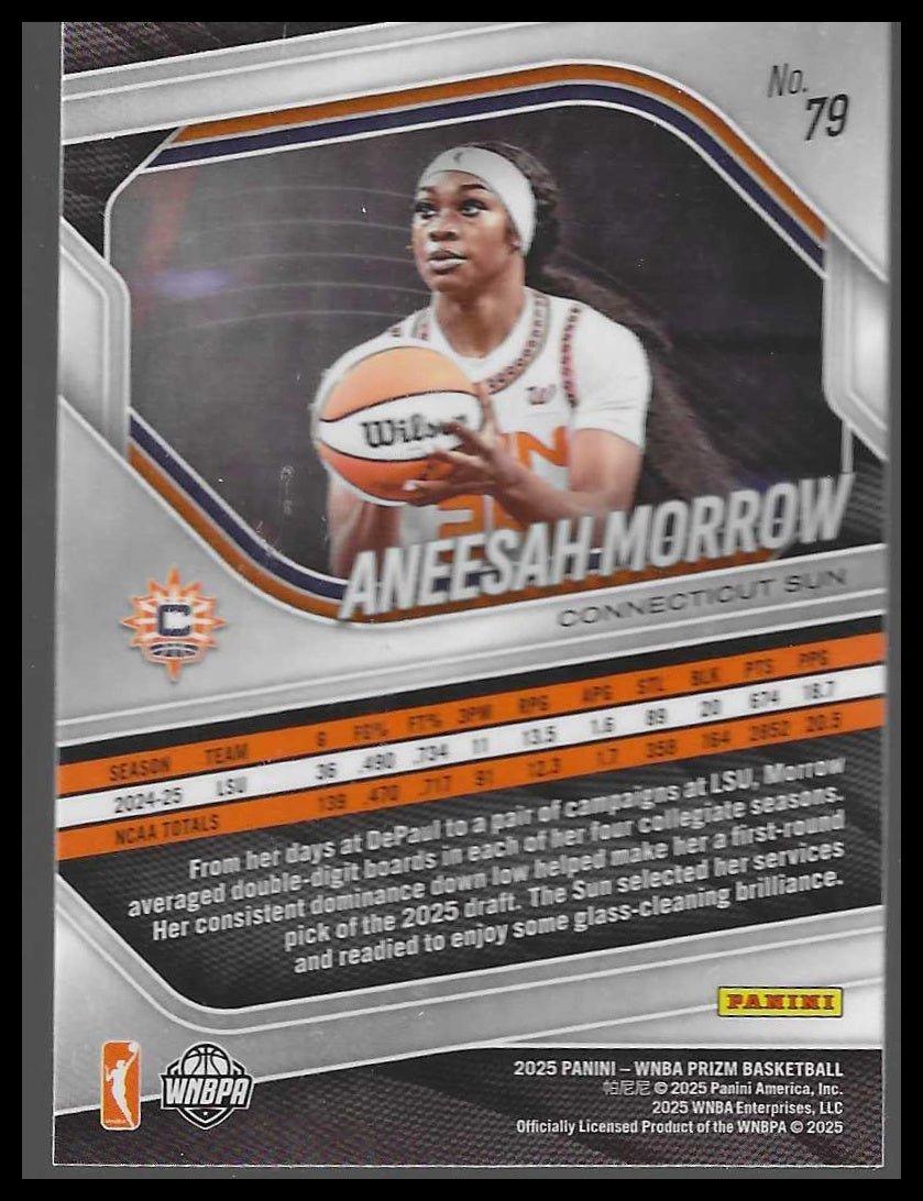 2025 Panini Prizm WNBA #79 Aneesah Morrow