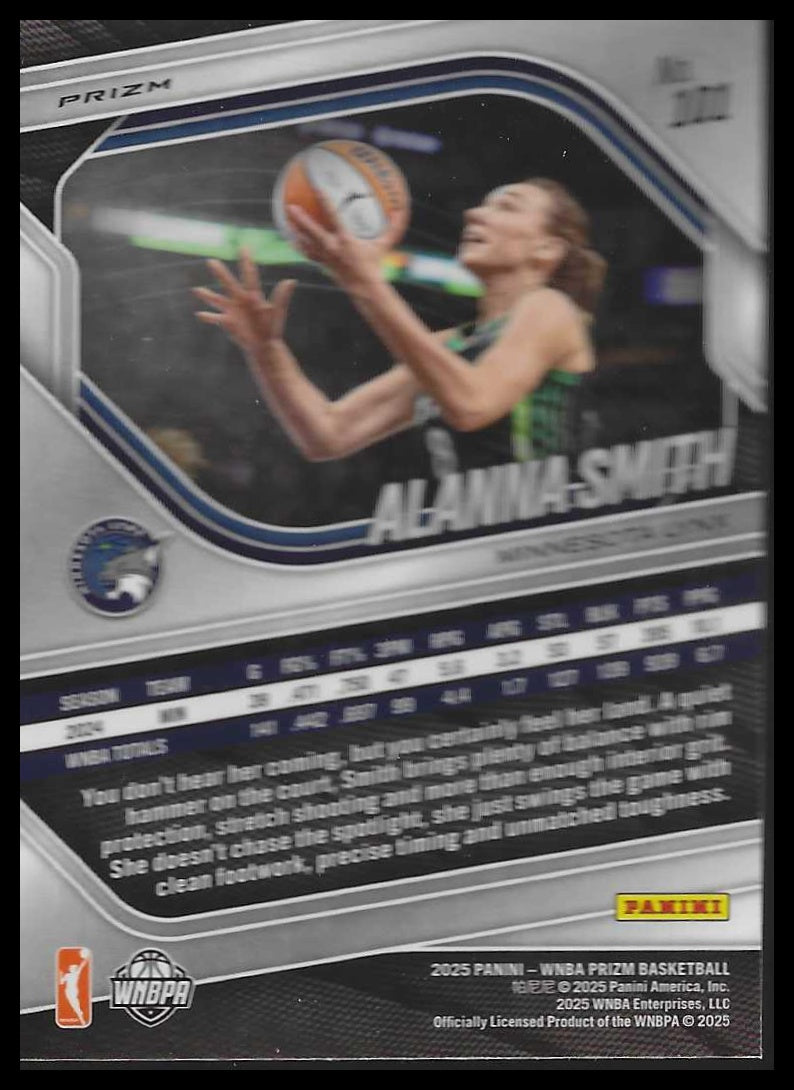 2025 Panini Prizm WNBA #101 Alanna Smith Ice Prizms