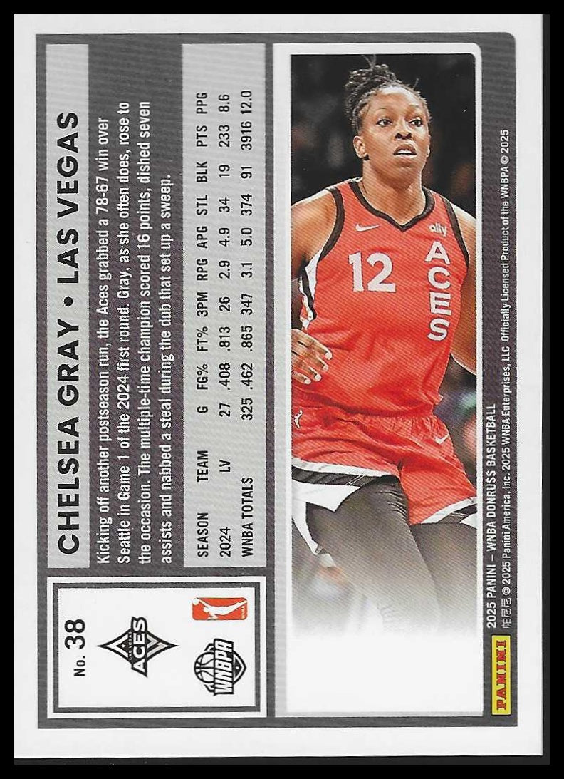 2025 Donruss WNBA #38 Chelsea Gray Holo