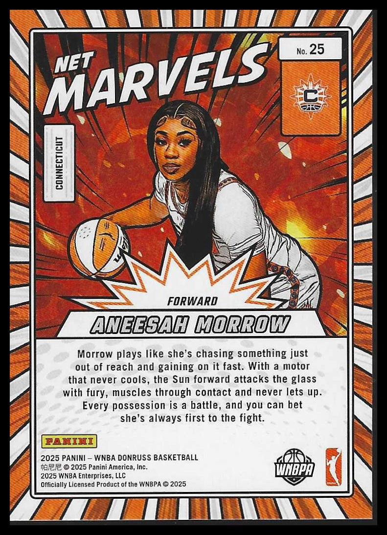 2025 Donruss WNBA #25 Aneesah Morrow Net Marvels Press Proof
