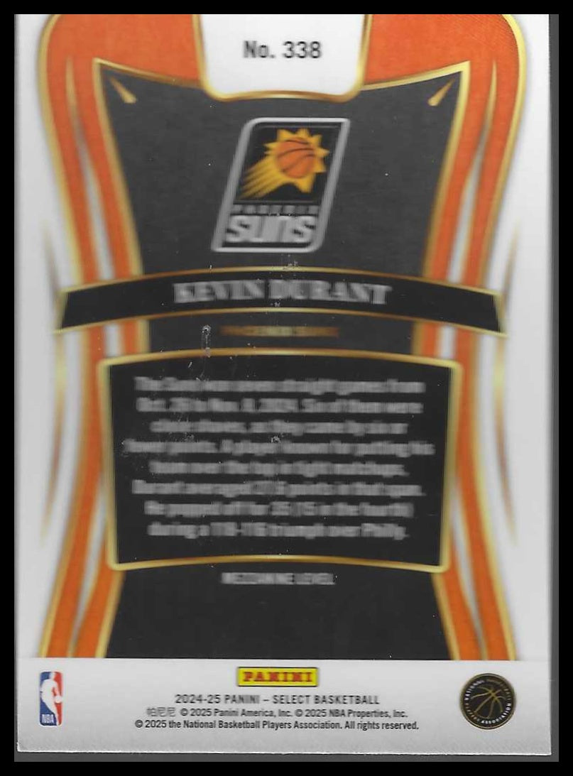 2024-25 Panini Select #338 Kevin Durant