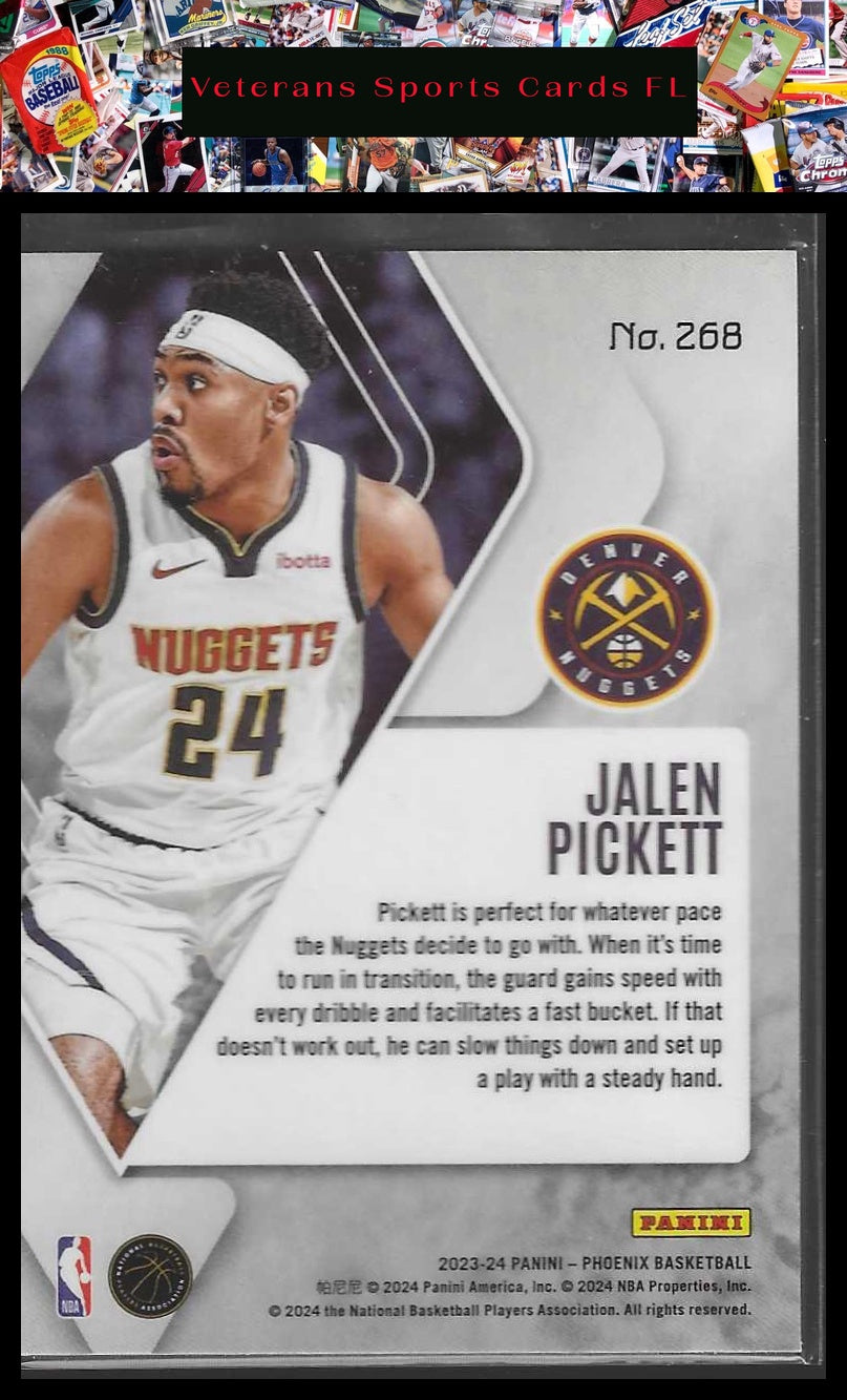 2023-24 Panini Phoenix #268 Jalen Pickett