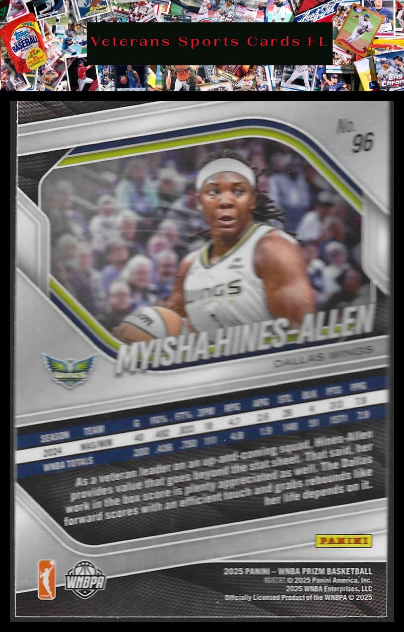 2025 Panini Prizm WNBA #96 Myisha Hines-Allen