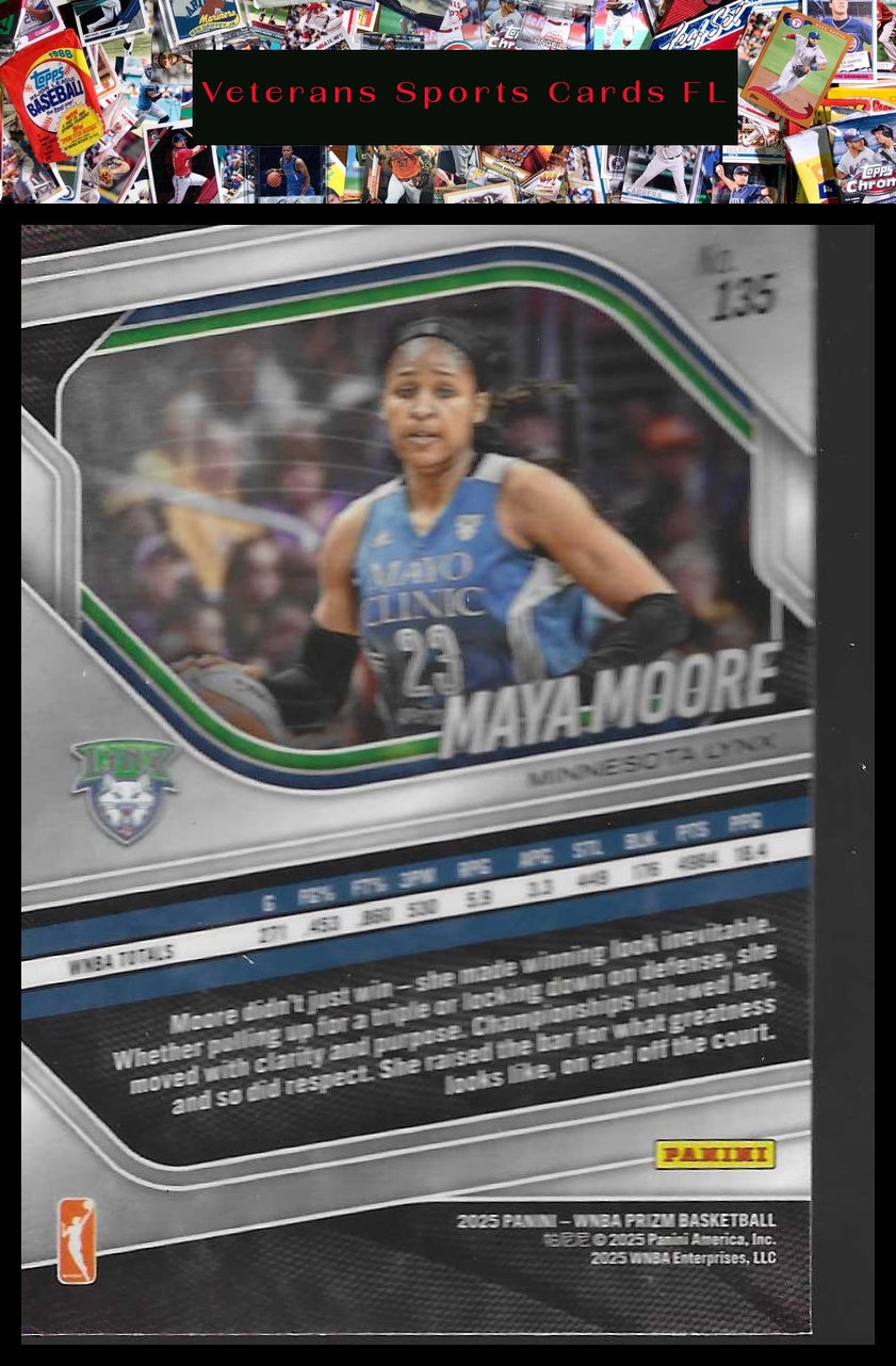 2025 Panini Prizm WNBA #135 Maya Moore