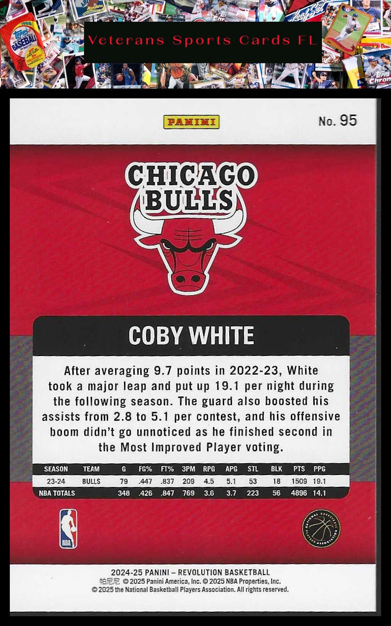 2024-25 Panini Revolution #95 Coby White