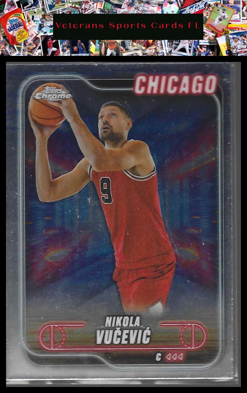 2024-25 Topps Chrome #97 Nikola Vučević
