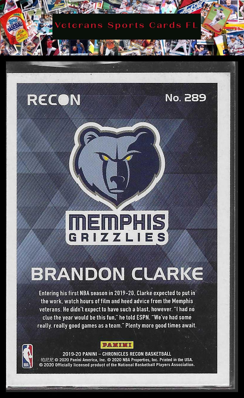 2019-20 Panini Chronicles #289 Brandon Clarke