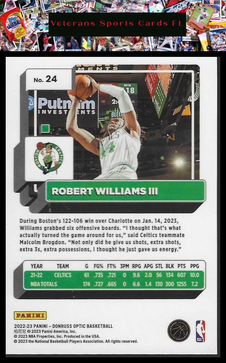 2022-23 Donruss Optic #24 Robert Williams III