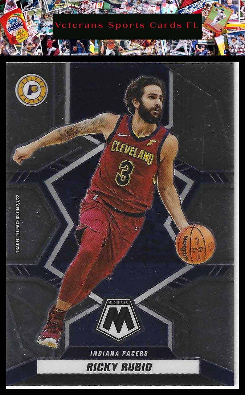 2021-22 Panini Mosaic #128 Ricky Rubio
