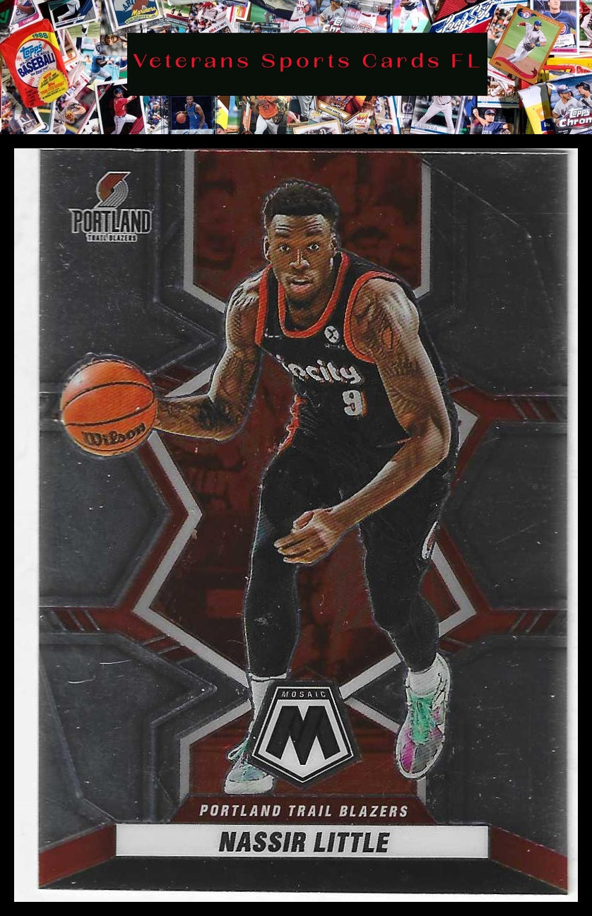 2021-22 Panini Mosaic #176 Nassir Little