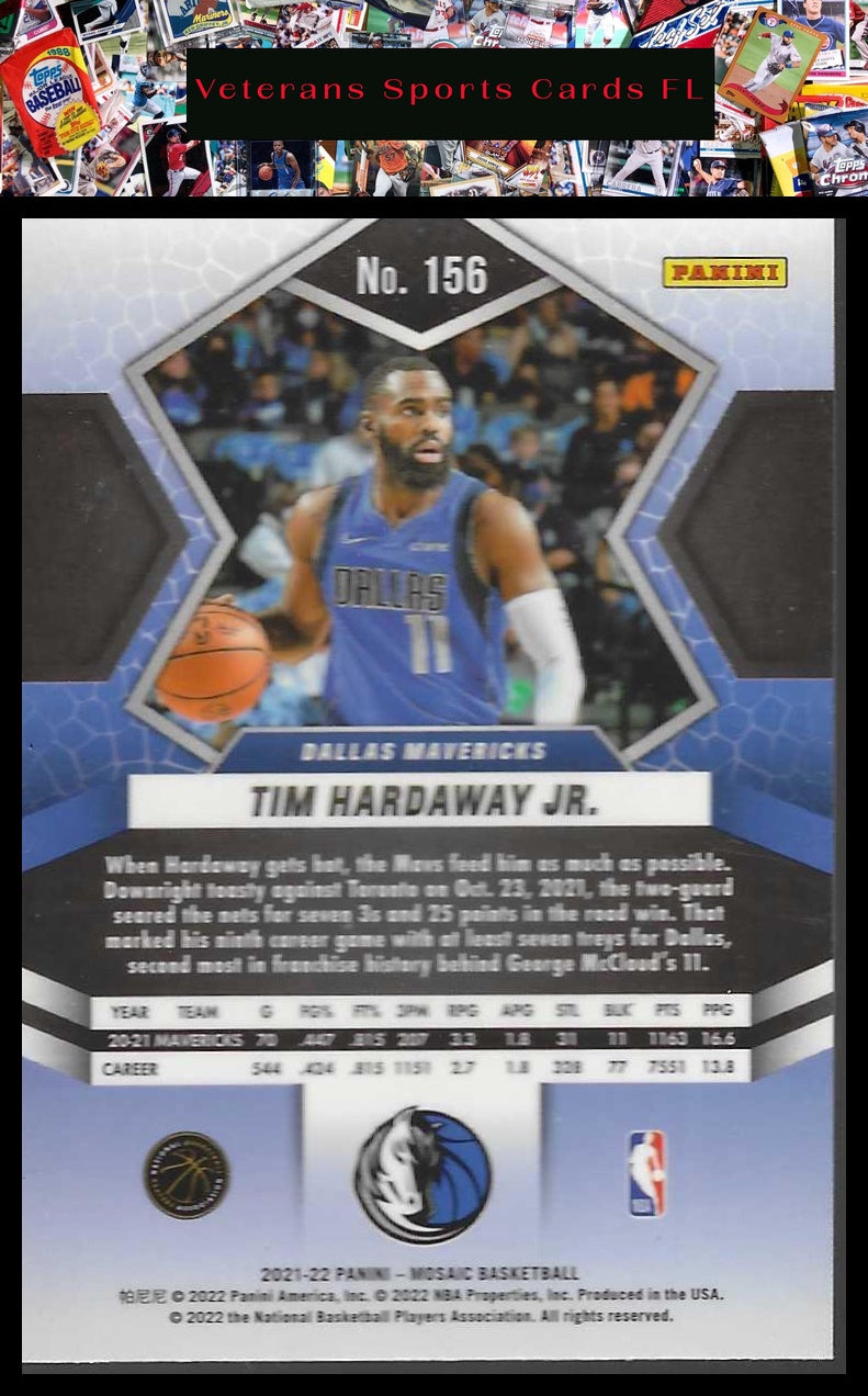 2021-22 Panini Mosaic #156 Tim Hardaway Jr.