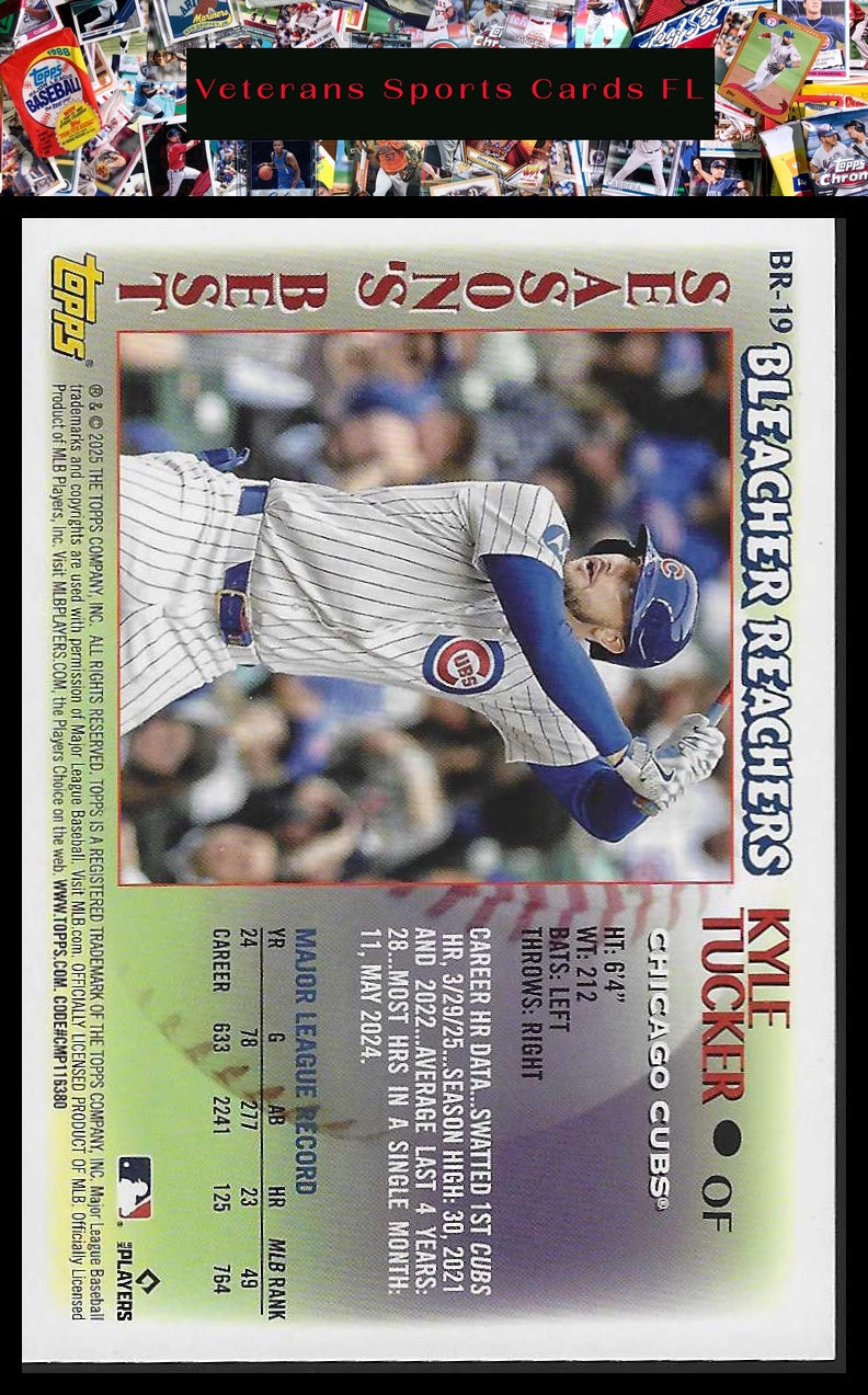 2025 Topps Update #BR-19 Kyle Tucker Bleacher Reachers