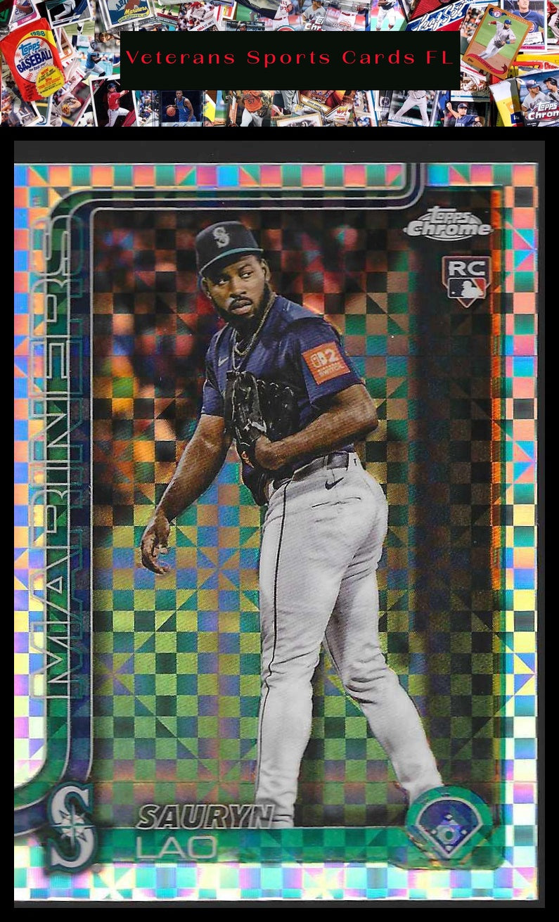 2025 Topps Chrome Update #USC198 Sauryn Lao X-Fractors