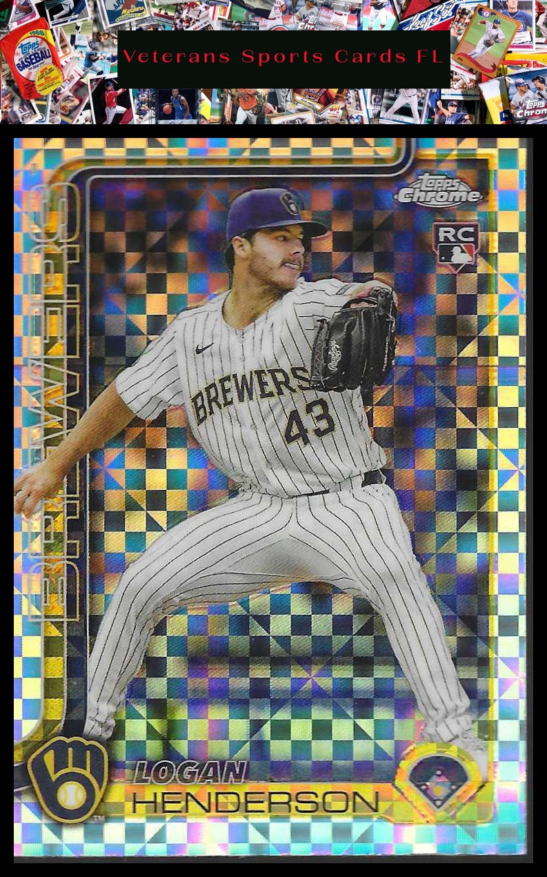 2025 Topps Chrome Update #USC65 Logan Henderson X-Fractors