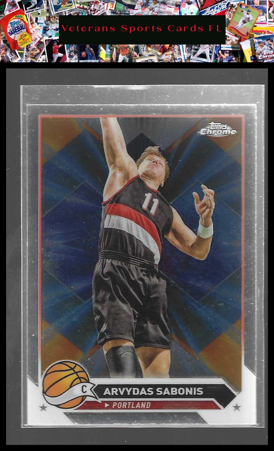 2023-24 Topps Chrome #17 Arvydas Sabonis