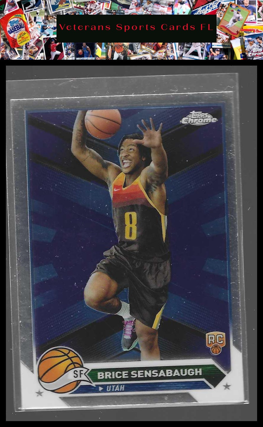 2023-24 Topps Chrome #73 Brice Sensabaugh