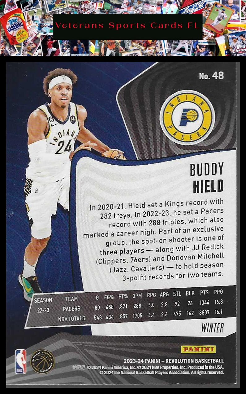 2023-24 Panini Revolution #48 Buddy Hield Winter