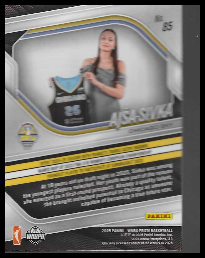 2025 Panini Prizm WNBA #85 Ajsa Sivka