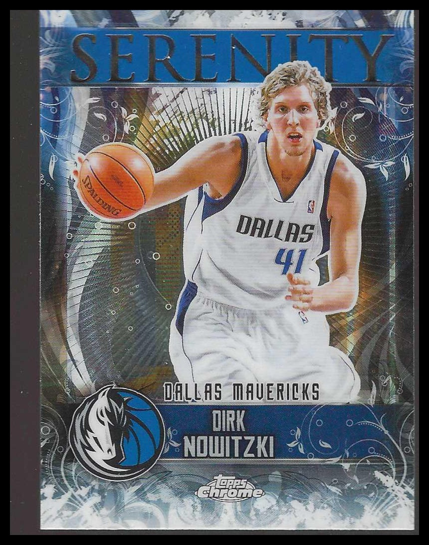 2025-26 Topps Chrome #SY-10 Dirk Nowitzki Serenity Dallas Mavericks
