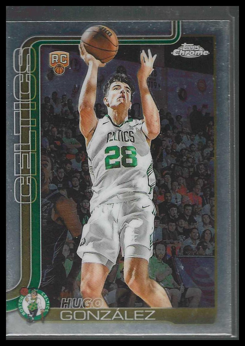 2025-26 Topps Chrome #278 Hugo González Boston Celtics Rookie