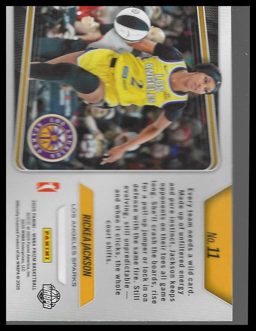 2025 Panini Prizm WNBA Top Tier #11 Rickea Jackson