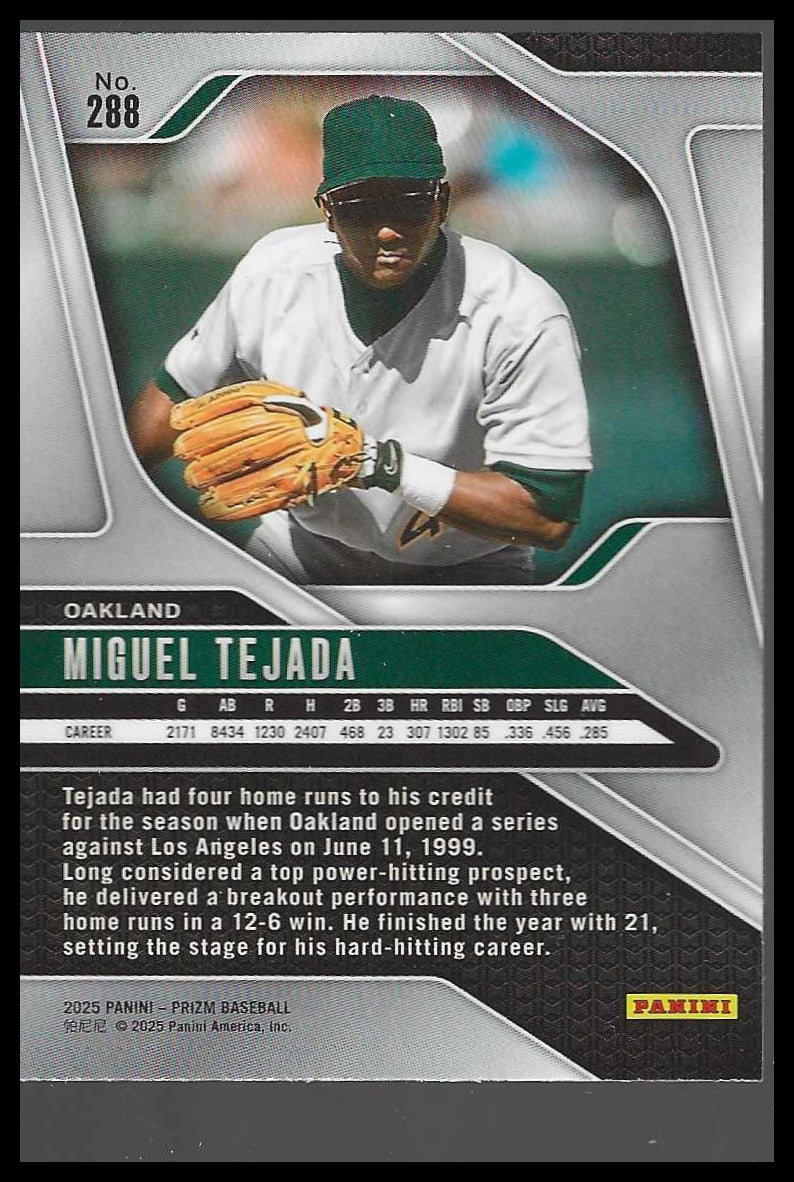 2025 Panini Prizm #288 Miguel Tejada