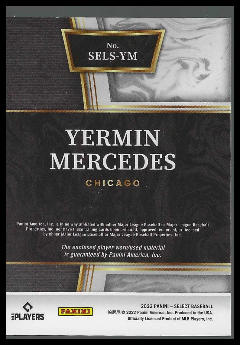 2022 Panini Select Select Swatches #SELS-YM Yermin Mercedes