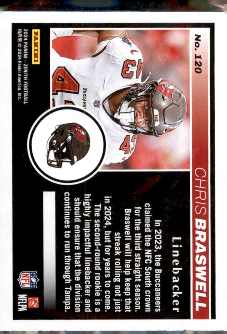 2024 Panini Zenith Retail #120 Chris Braswell Rookie RC