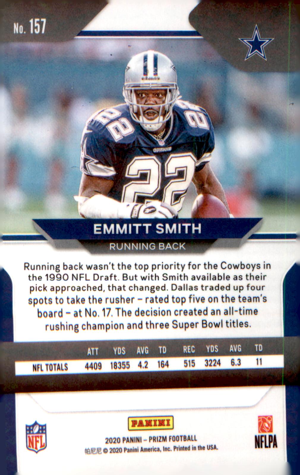 2020 Panini Prizm #157 Emmitt Smith